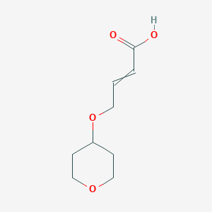 4-(Oxan-4-yloxy)but-2-enoic acid