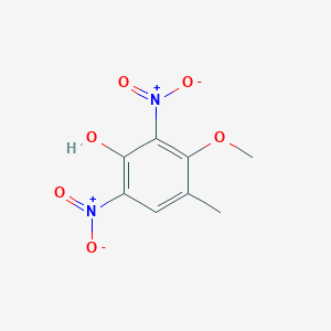 molecular formula C8H8N2O6 B11720574 3-Methoxy-4-methyl-2,6-dinitro-phenol CAS No. 1951440-98-4