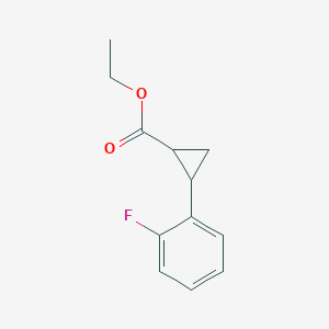 Ethyl 2-(2-fluorophenyl)cyclopropane-1-carboxylate