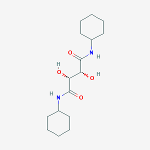 molecular formula C16H28N2O4 B1172067 (2R,3R)-N,N'-Dicyclohexyl-2,3-dihydroxysuccinamide CAS No. 14445-99-9