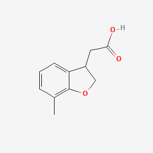 7-Methyl-2,3-dihydrobenzofuran-3-acetic Acid