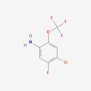 4-Bromo-5-fluoro-2-(trifluoromethoxy)aniline