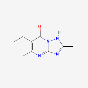 6-ethyl-2,5-dimethyl-4H,7H-[1,2,4]triazolo[1,5-a]pyrimidin-7-one