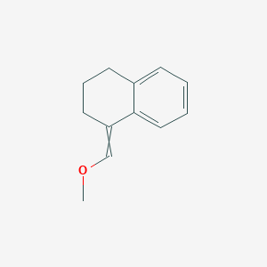 molecular formula C12H14O B11720754 1-(Methoxymethylidene)-1,2,3,4-tetrahydronaphthalene 