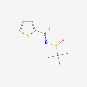 (R)-2-methyl-N-[(thiophen-2-yl)methylidene]propane-2-sulfinamide