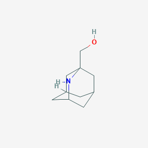 molecular formula C10H17NO B11720798 1-Hydroxymethyl-2-azaadamantane 