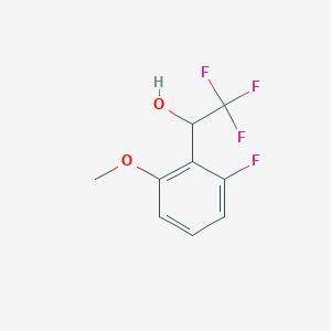 2,2,2-Trifluoro-1-(2-fluoro-6-methoxyphenyl)ethan-1-ol