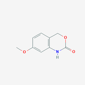 molecular formula C9H9NO3 B11720882 7-methoxy-1H-benzo[d][1,3]oxazin-2(4H)-one 