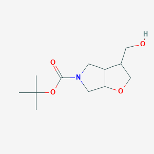 tert-butyl 3-(hydroxymethyl)-hexahydro-2H-furo[2,3-c]pyrrole-5-carboxylate