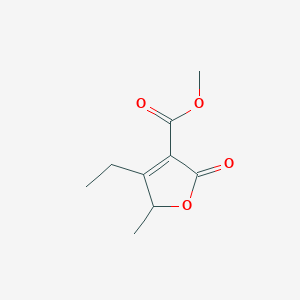 B117209 4-Ethyl-3-(methoxycarbonyl)-5-methyl-3,4-didehydro-gamma-butyrolactone CAS No. 142438-64-0