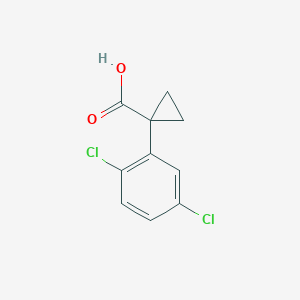 molecular formula C10H8Cl2O2 B11720906 1-(2,5-Dichlorophenyl)cyclopropanecarboxylic Acid 