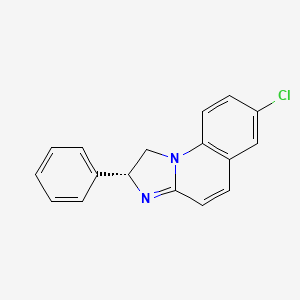 (2R)-7-chloro-2-phenyl-1,2-dihydroimidazo[1,2-a]quinoline