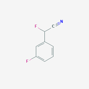 2-Fluoro-2-(3-fluorophenyl)acetonitrile