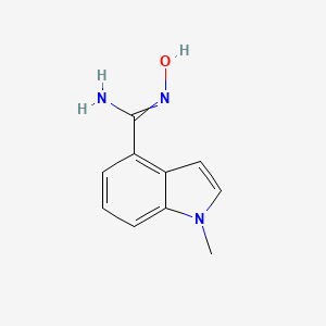 N-hydroxy-1-methyl-1H-indole-4-carboximidamide