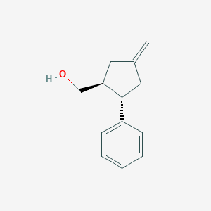 [(1S,2S)-4-methylidene-2-phenylcyclopentyl]methanol