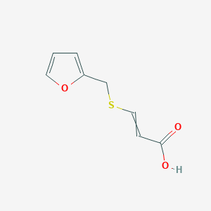 3-{[(Furan-2-yl)methyl]sulfanyl}prop-2-enoic acid