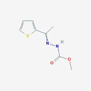 N'-[1-(thiophen-2-yl)ethylidene]methoxycarbohydrazide