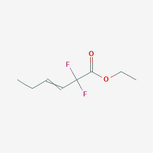 ethyl 2,2-difluorohex-3-enoate