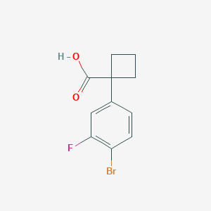 1-(4-Bromo-3-fluorophenyl)cyclobutanecarboxylic Acid