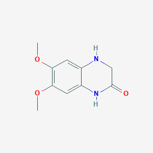 6,7-Dimethoxy-1,2,3,4-tetrahydroquinoxalin-2-one