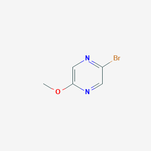 molecular formula C5H5BrN2O B117211 2-溴-5-甲氧基吡嗪 CAS No. 143250-10-6