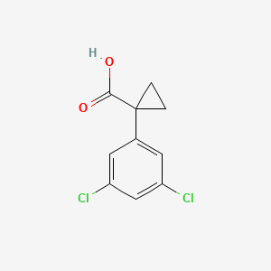 molecular formula C10H8Cl2O2 B11721120 1-(3,5-dichlorophenyl)Cyclopropanecarboxylic acid 