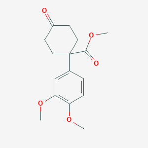 Methyl 1-(3,4-Dimethoxyphenyl)-4-oxocyclohexanecarboxylate