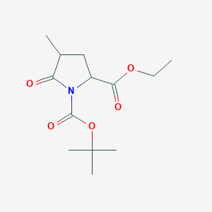 1-Tert-butyl 2-ethyl 4-methyl-5-oxopyrrolidine-1,2-dicarboxylate