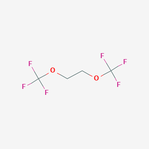 molecular formula C4H4F6O2 B11721169 1,2-Bis(trifluoromethoxy)ethane 