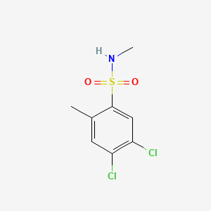 4,5-dichloro-N,2-dimethylbenzenesulfonamide