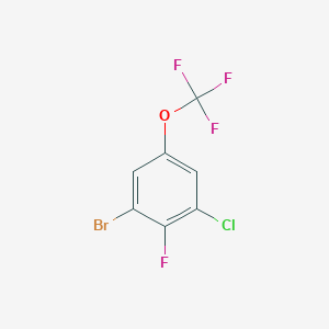 1-Bromo-3-chloro-2-fluoro-5-(trifluoromethoxy)benzene