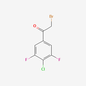 2-Bromo-1-(4-chloro-3,5-difluorophenyl)ethan-1-one