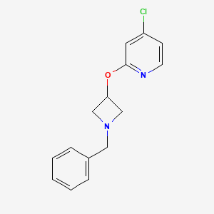 2-(1-Benzylazetidin-3-yloxy)-4-chloropyridine