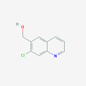 molecular formula C10H8ClNO B11721239 (7-Chloroquinolin-6-yl)methanol 