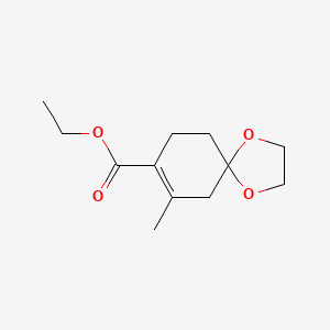 Ethyl 7-methyl-1,4-dioxaspiro[4.5]dec-7-ene-8-carboxylate