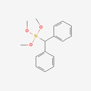 molecular formula C16H20O3Si B11721347 (Diphenylmethyl)trimethoxysilane 