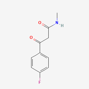 3-(4-fluorophenyl)-N-methyl-3-oxopropanamide