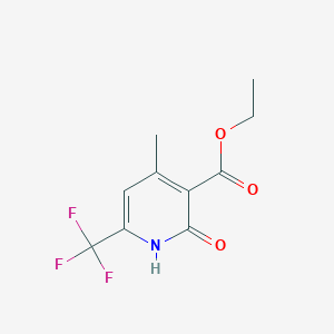 Ethyl 4-methyl-2-oxo-6-(trifluoromethyl)-1,2-dihydropyridine-3-carboxylate