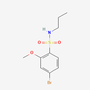 4-bromo-2-methoxy-N-propylbenzenesulfonamide