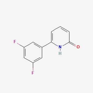 molecular formula C11H7F2NO B11721525 6-(3,5-Difluorophenyl)-2-hydroxypyridine CAS No. 1111110-90-7