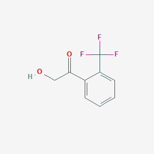 molecular formula C9H7F3O2 B11721530 2-Hydroxy-2'-(trifluoromethyl)acetophenone 