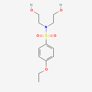 molecular formula C12H19NO5S B1172155 4-ethoxy-N,N-bis(2-hydroxyethyl)benzenesulfonamide 