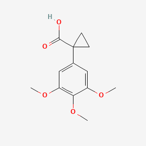 1-(3,4,5-Trimethoxyphenyl)cyclopropanecarboxylic acid