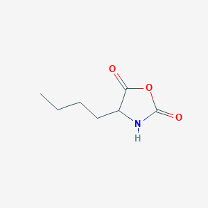 molecular formula C7H11NO3 B11721612 4-Butyl-1,3-oxazolidine-2,5-dione CAS No. 6271-01-8