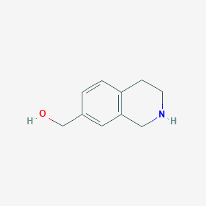 molecular formula C10H13NO B11721660 (1,2,3,4-Tetrahydroisoquinolin-7-yl)methanol CAS No. 220247-51-8