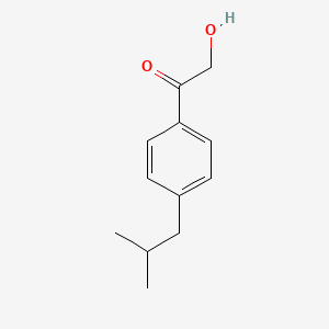 molecular formula C12H16O2 B11721664 2-Hydroxy-4'-isobutylacetophenone 