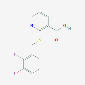 2-[(2,3-Difluorobenzyl)thio]nicotinic Acid