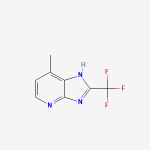 7-methyl-2-(trifluoromethyl)-1H-imidazo[4,5-b]pyridine