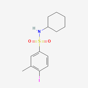 N-cyclohexyl-4-iodo-3-methylbenzenesulfonamide