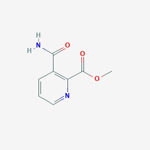 molecular formula C8H8N2O3 B11721764 Methyl 3-carbamoylpyridine-2-carboxylate CAS No. 24195-06-0